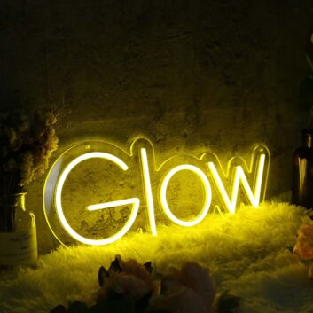 Glow Yellow Neon Sign