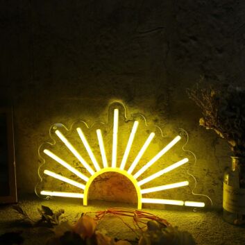 Sunrise Yellow Custom Neon Sign