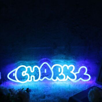 Chark Blue Neon Sign