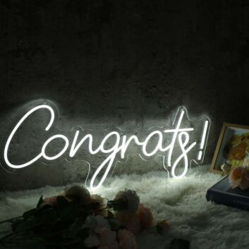 Congrats Custom LED Neon Sign