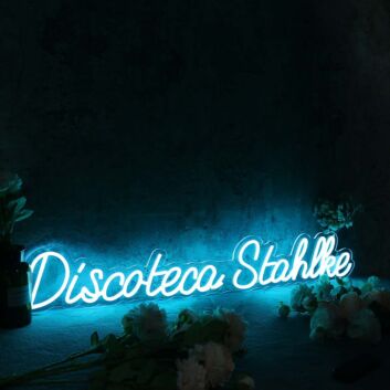 Discoteca Stahlke Blue Neon Sign