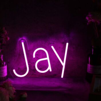 Jay Name Neon Sign
