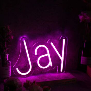 Jay Name Neon Sign