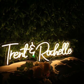 Trent And Rochelle Neon Sign