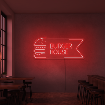Customize Burger House Neon Sign