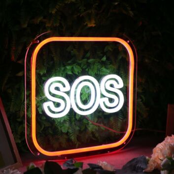 SOS Custom Neon Sign