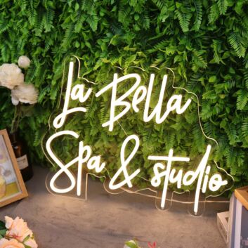 La Bella Spa And Studio Neon Sign