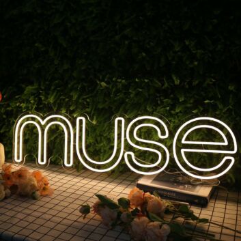 Muse Yellow Neon Sign
