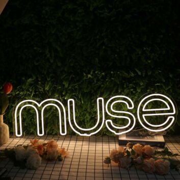 Muse Yellow Neon Sign