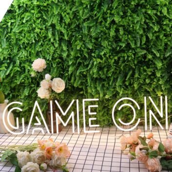 Game On Yellow Neon Sign
