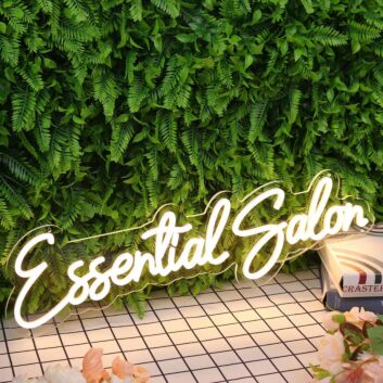 Essential Salon Yellow Neon Sign
