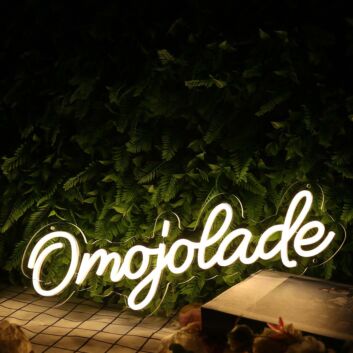 Omojolade Yellow Neon Sign