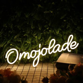 Omojolade Yellow Neon Sign