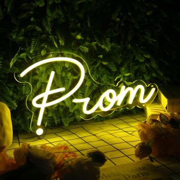 Prom Yellow Neon Sign