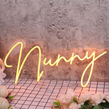 Nurry Orange Neon Sign