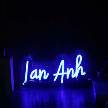 Lan Anh Blue Neon Sign