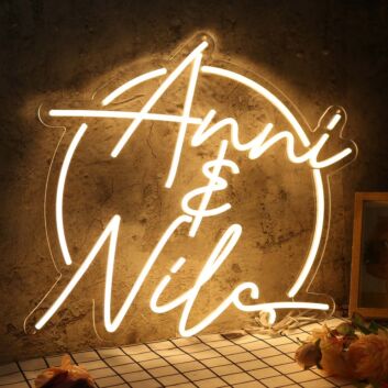 Anni And Nils Neon Sign