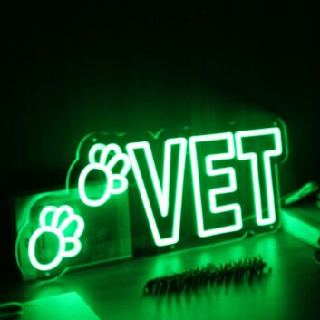 Vet Green Neon Sign