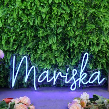 Mariska Blue Neon Sign