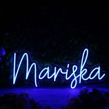 Mariska Blue Neon Sign