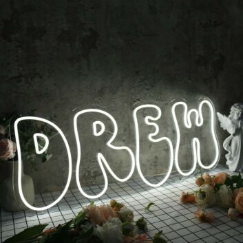Drew White Custom Neon Sign