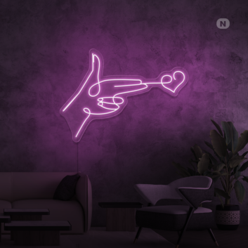 Love Target Neon Sign