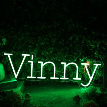 Vinny Green Neon Sign