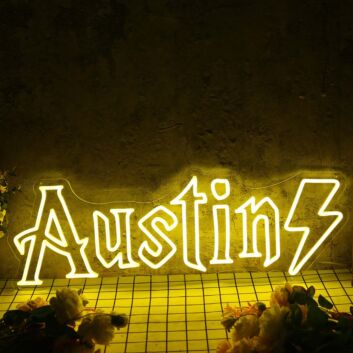 Austin Yellow Neon Sign