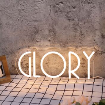 Glory Yellow Neon Sign