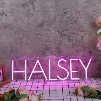 Halsey Pink Neon Sign