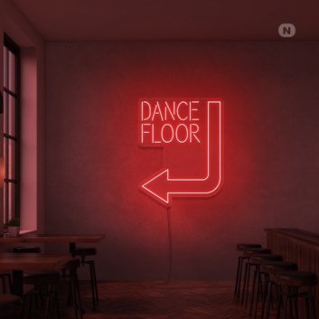 Customize Dance Floor Neon Sign