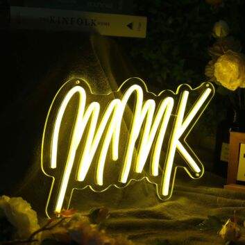MMK Yellow Neon Sign