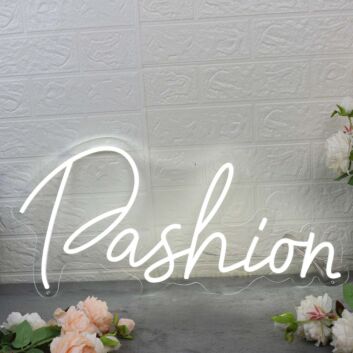 Pashion White Neon Sign