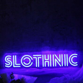 Slothnic Blue Neon Sign