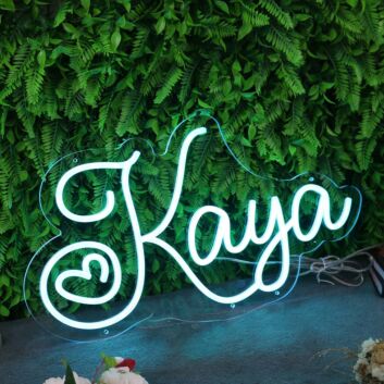 Kaya Blue Neon Sign