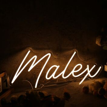 Malex Yellow Neon Sign