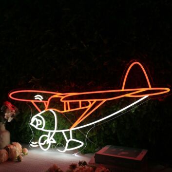 The Vintage Plane Custom Neon Sign