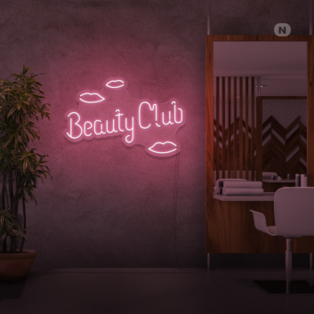 Customize Beauty Club Neon Sign