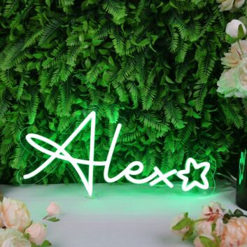 Alex Green Neon Sign