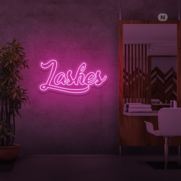 Eyelash Neon Sign