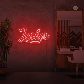 Eyelash Neon Sign