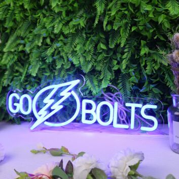 Go Bolts Blue Neon Sign