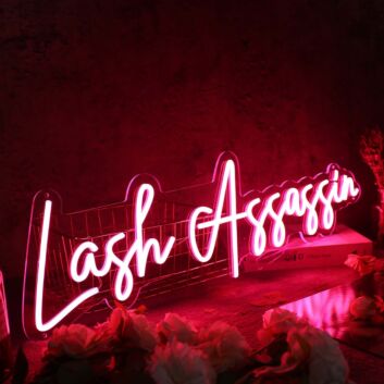 Lash Assassin Red Neon Sign
