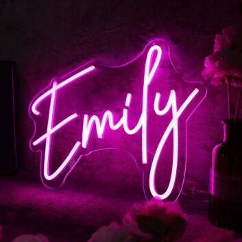 Emily Pink LED Neon Sign