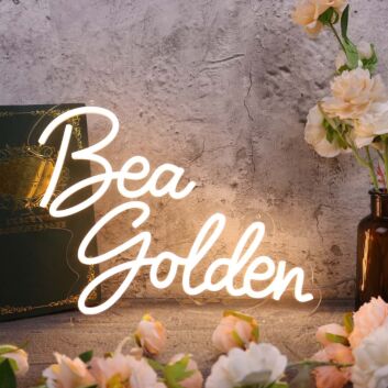 Bea Golden Yellow Neon Sign