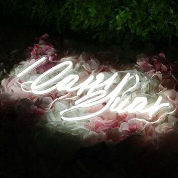 Locos Bar White Neon Sign