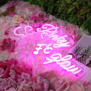 Pinky Shelbys Glow Pink Neon Sign