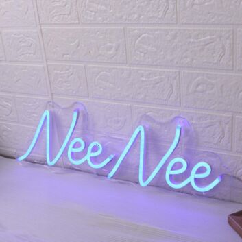 Nee Nee Blue Neon Sign