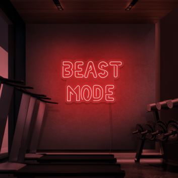 Beast Mode Neon Signs