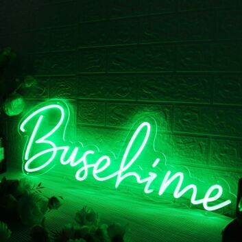 Busalime Green Neon Sign